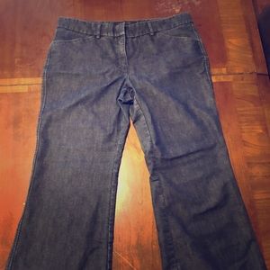 Express editor jeans flare legged